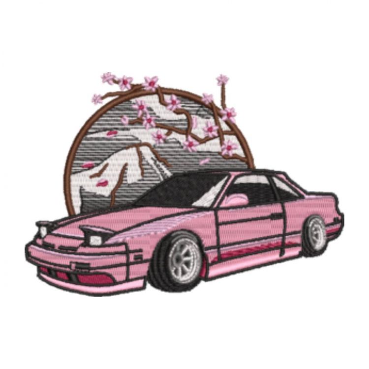 одежда с вышивкой Ниссан 180SX